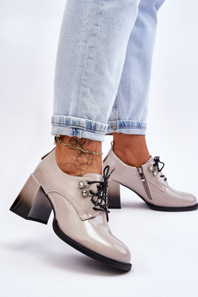 Fashionable High Heels light grey Darren