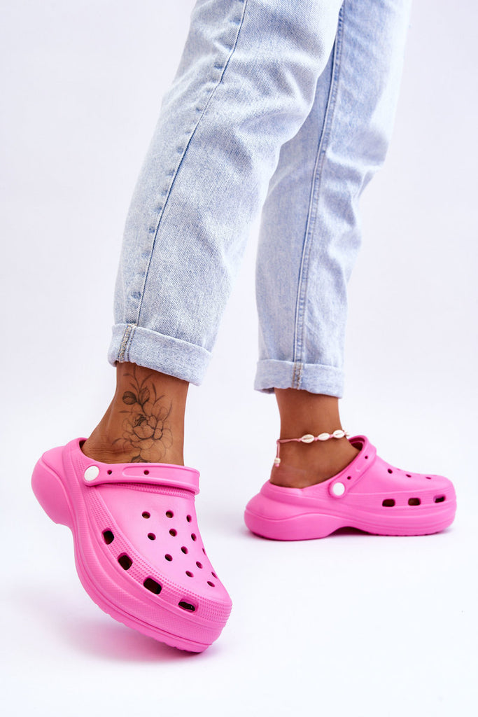 Šlepetės Crocs Dark pink Coline