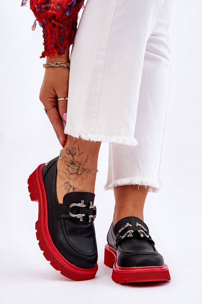 Odiniai bateliai GOE LL2N4040 Black-Red